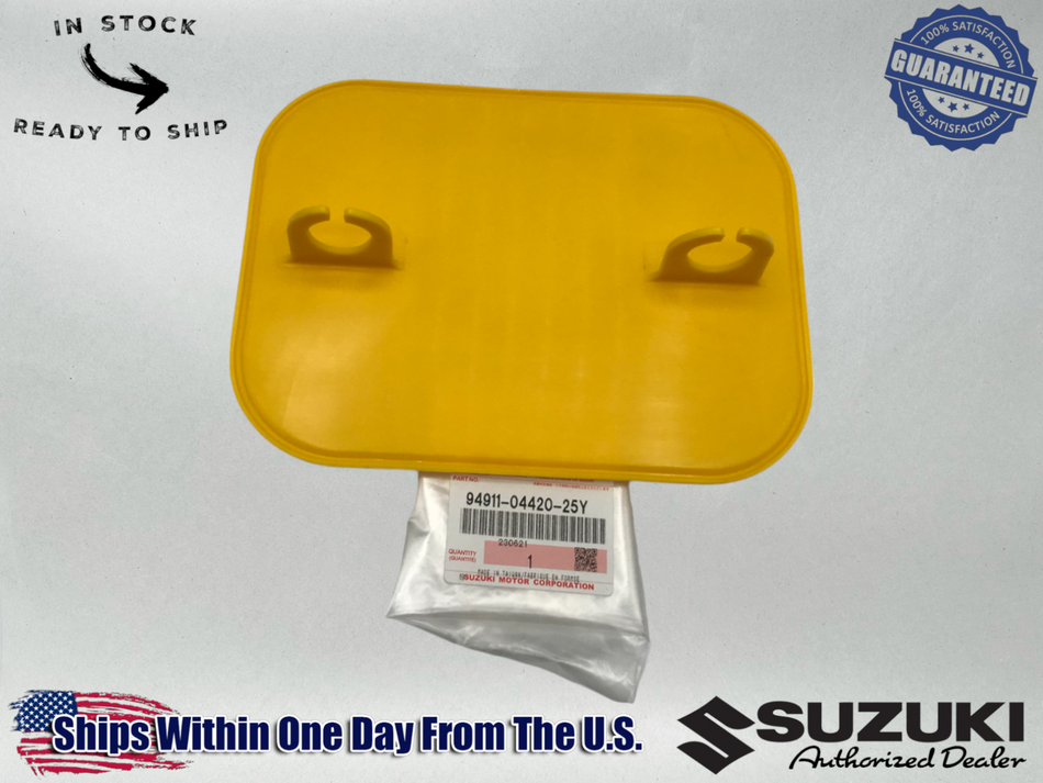 Suzuki Genuine OEM Front Number Plate 78-95 JR 50 R JR50 JR50R 94911-04420-25Y