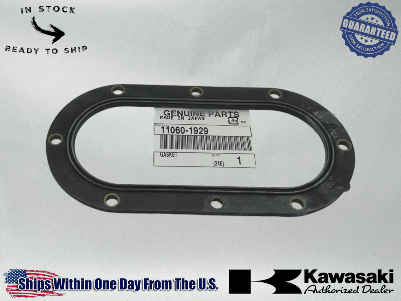 Kawasaki Genuine OEM Authentic Gasket 11060-1929 1