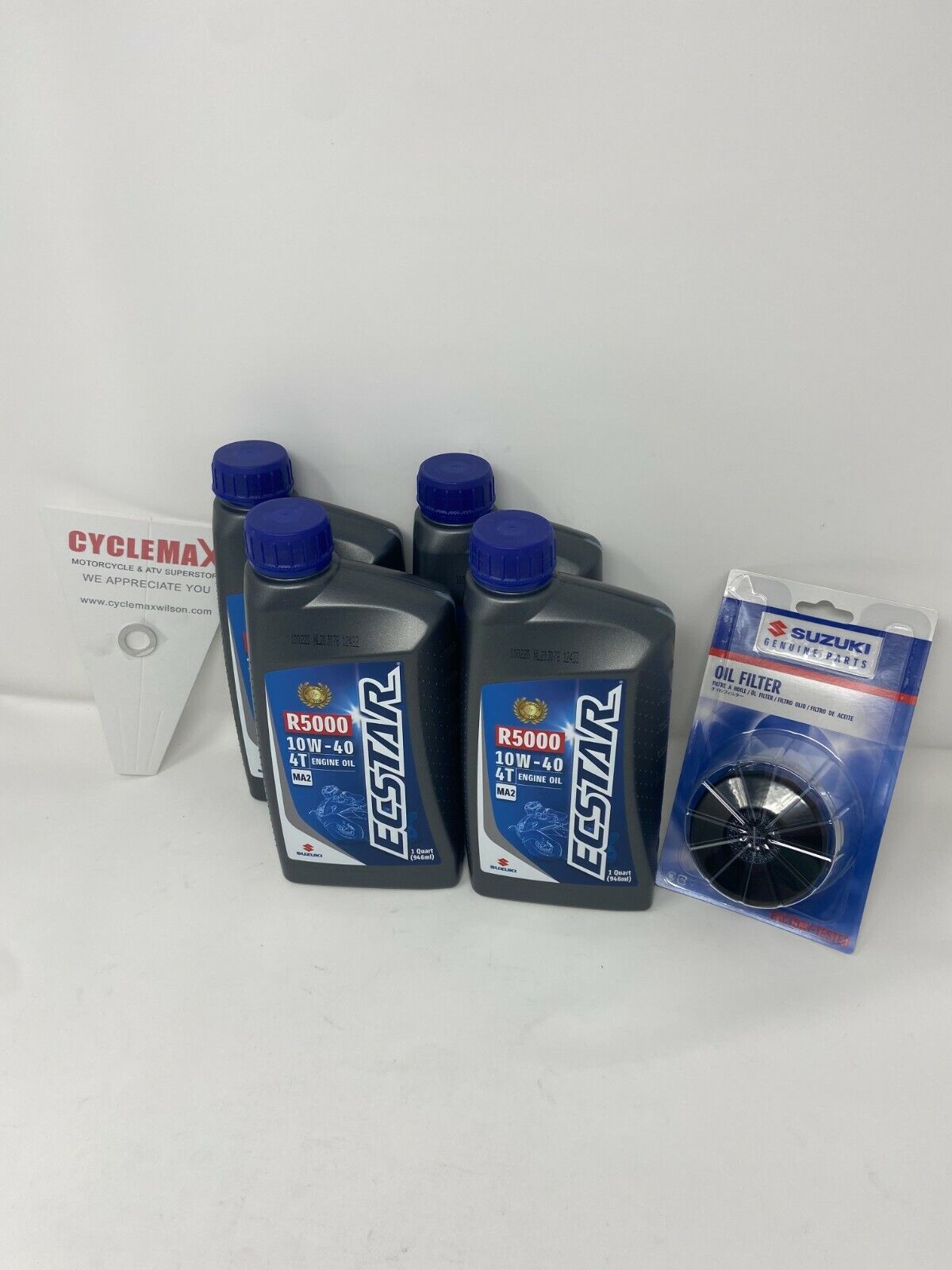 OEM 2001-2021 Suzuki GSX-R1000 10w40 Oil Change Kit