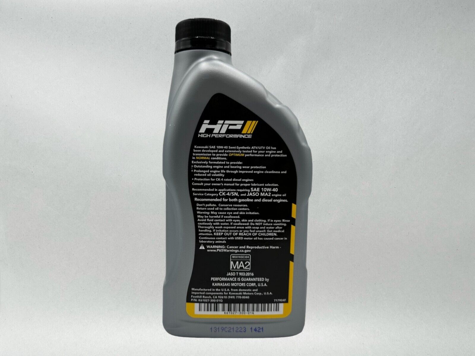 Cyclemax Sem-Syn KPO Oil Change Kit fits 2012-2024 Kawasaki TERYX 4 750 800 4X4