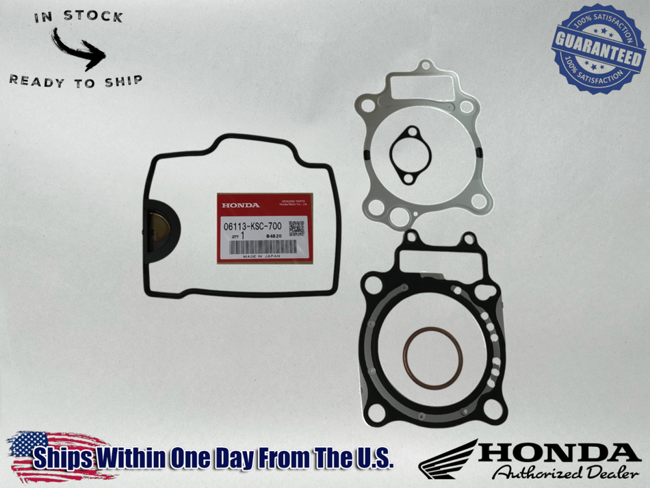 Honda Genuine OEM Top End Gasket Kit A CRF250R 04, CRF250X 04-06 06113-KSC-700