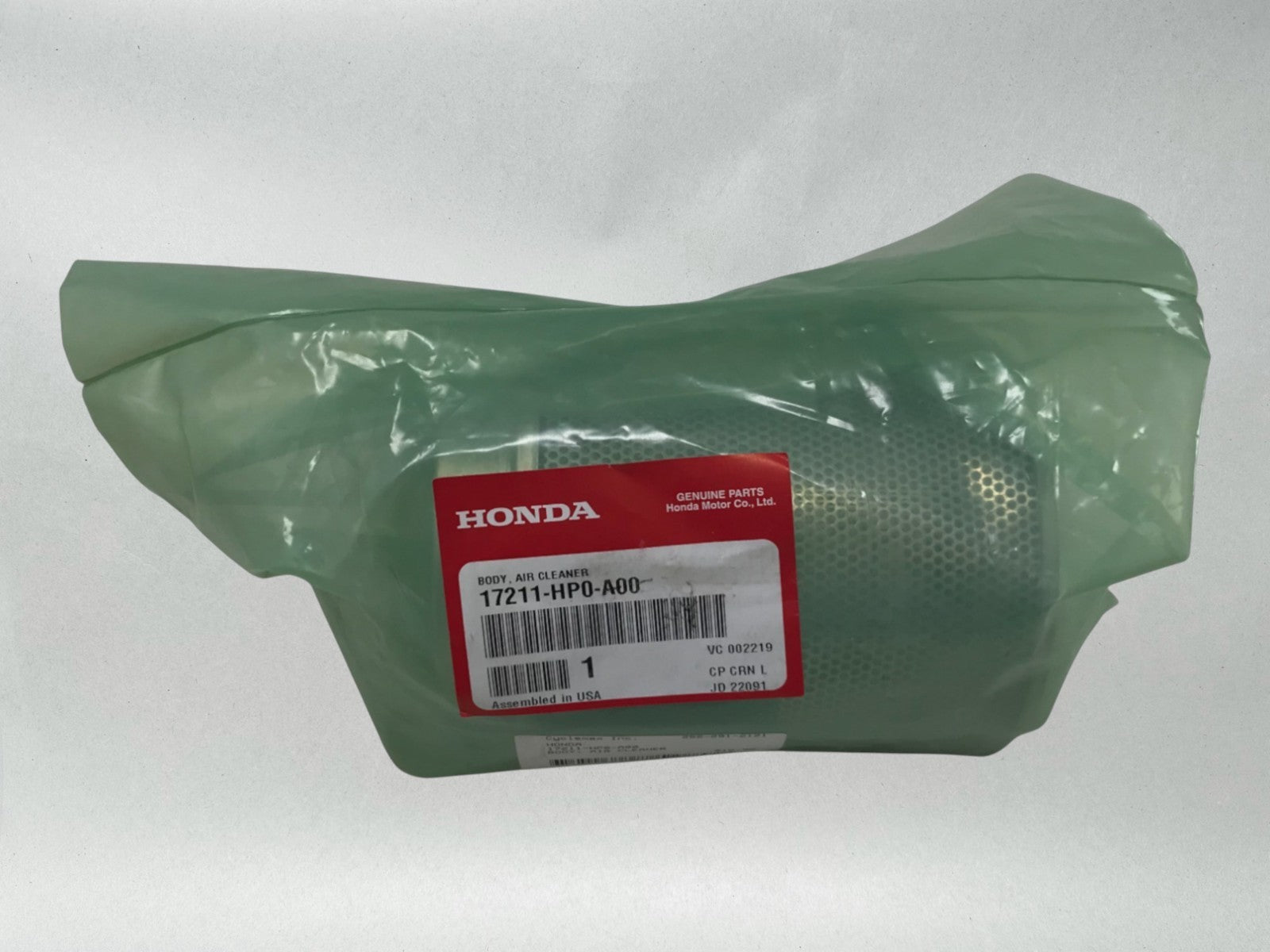 Honda Genuine OEM Authentic BODY, AIR CLEANER 17211-HP0-A00
