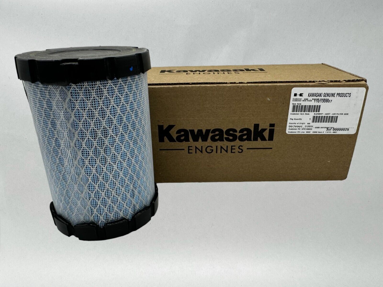 Kawasaki Genuine OEM Authentic Air Filter 11013-0807