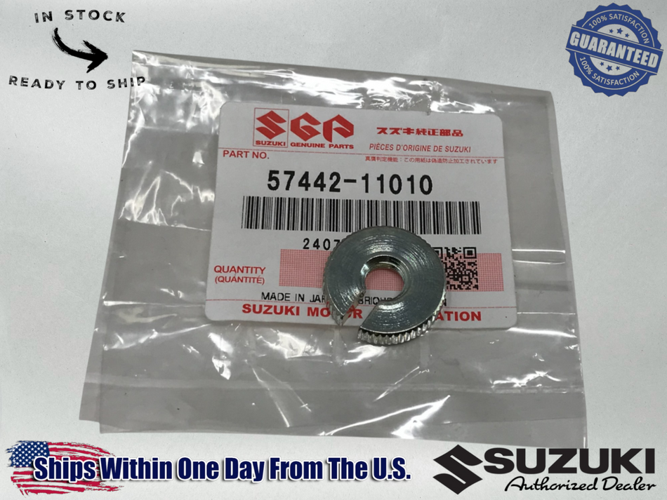 Suzuki Clutch Cable Lever Adjuster Screw & Nut gs1100 gs1000 gs850 57442-11010