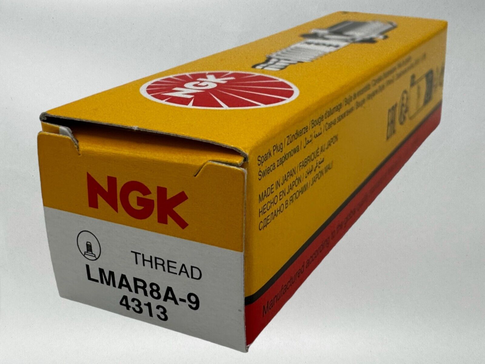 NGK Genuine OEM Authentic Spark Plugs LMAR8A-9 - 4 PACK