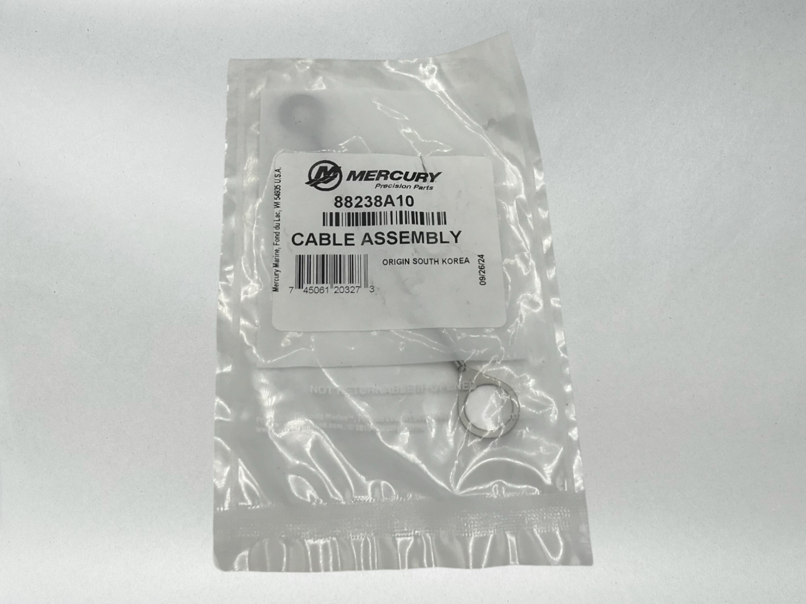 Mercury Genuine OEM Authentic Ground Wire, Lower Mount Mercury V6 88238A10