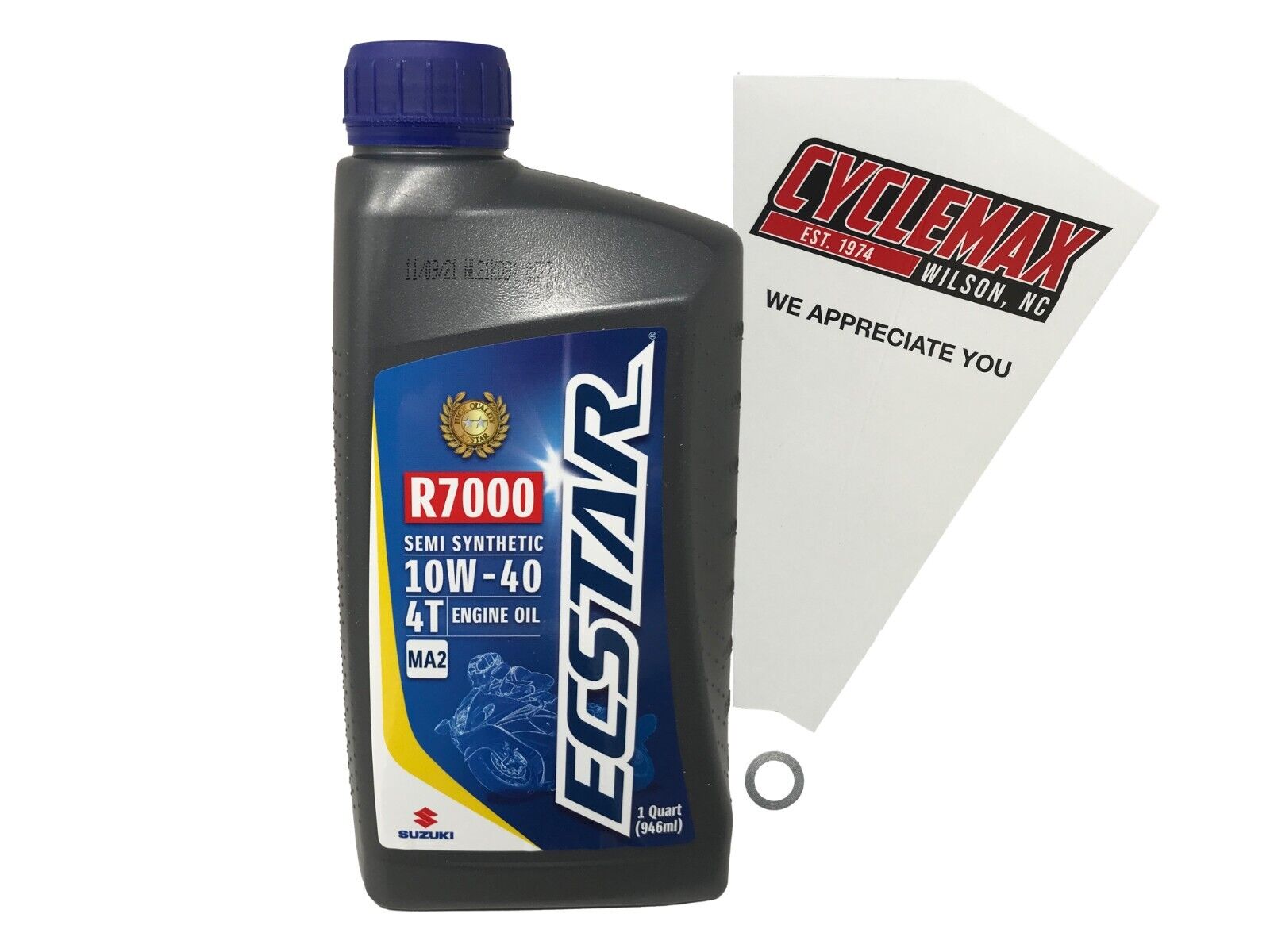 Cyclemax Genuine OEM Semi-Synthetic Oil Change Kit fits 2001-2008 Suzuki RM-250