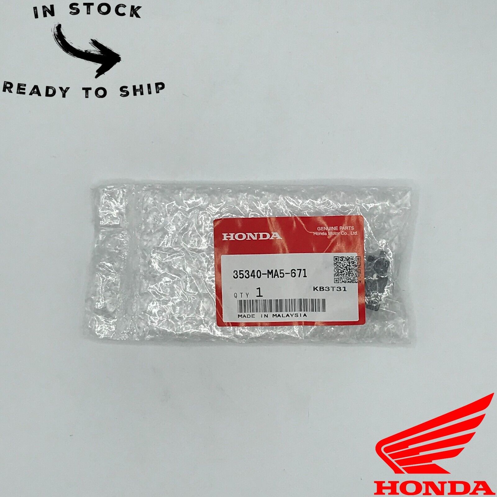 Genuine OEM Honda Front Stop Switch 35340-MA5-671