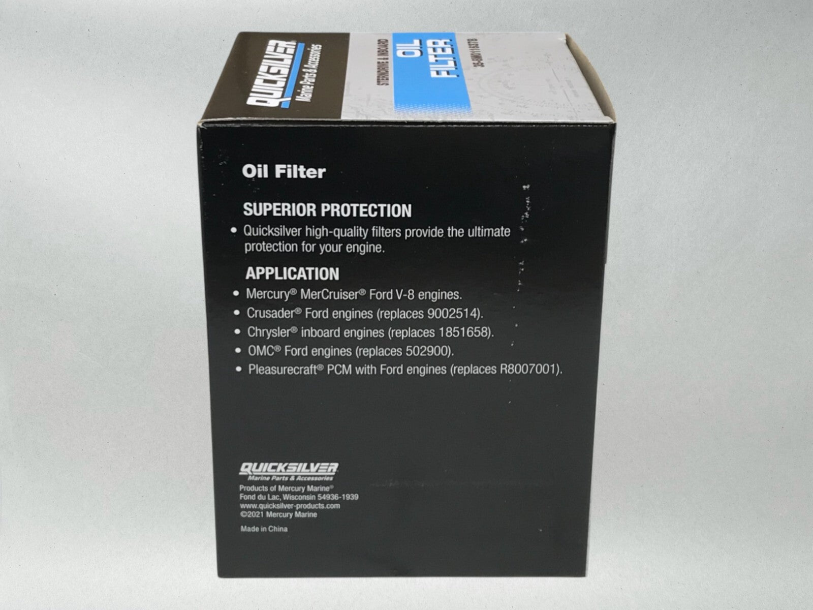 Quicksilver Genuine OEM Authentic Marine Oil Filter 35-8M0116378