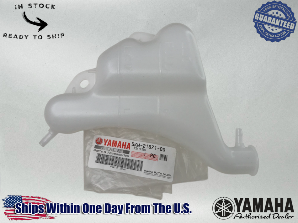 Yamaha Raptor 700 Coolant tank reservoir radiator 06-23 OVERFLOW 5KM-21871-00