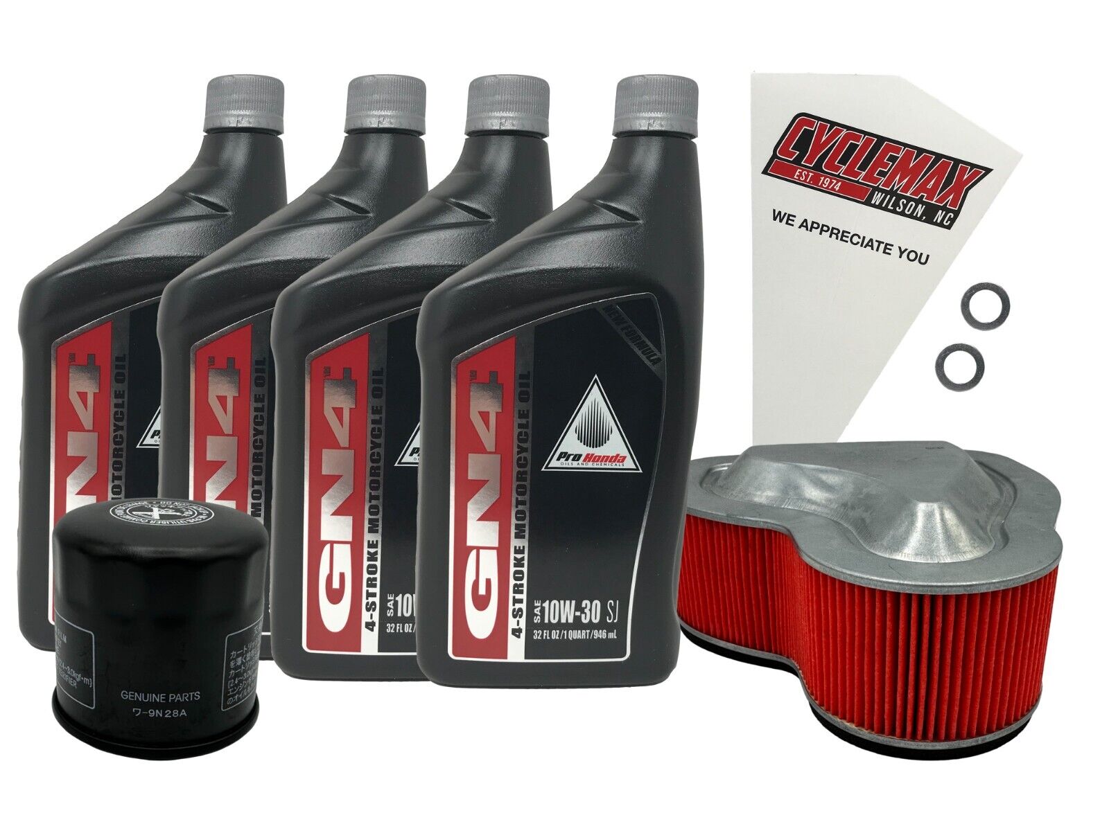 Cyclemax 10W-30 Tune-Up Kit fits 2004-2009 Honda VTX 1300 VTX1300