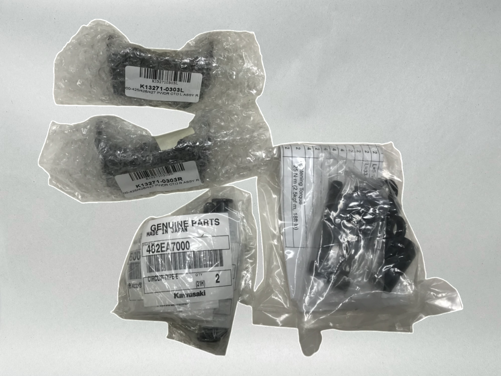 Kawasaki OEM 06-23 Vulcan 900 Chrome Passenger Floorboard Set  K46000-426