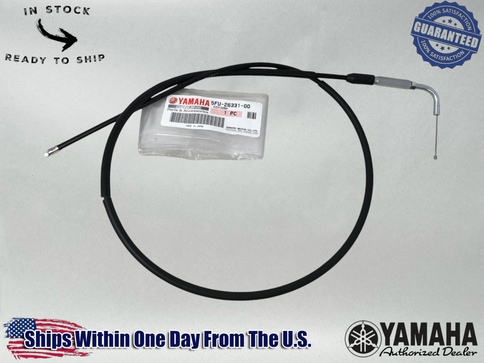 Yamaha OEM (00-01) Big Bear 400  2WD, 4WD Starter Choke Cable 5FU-26331-00-00