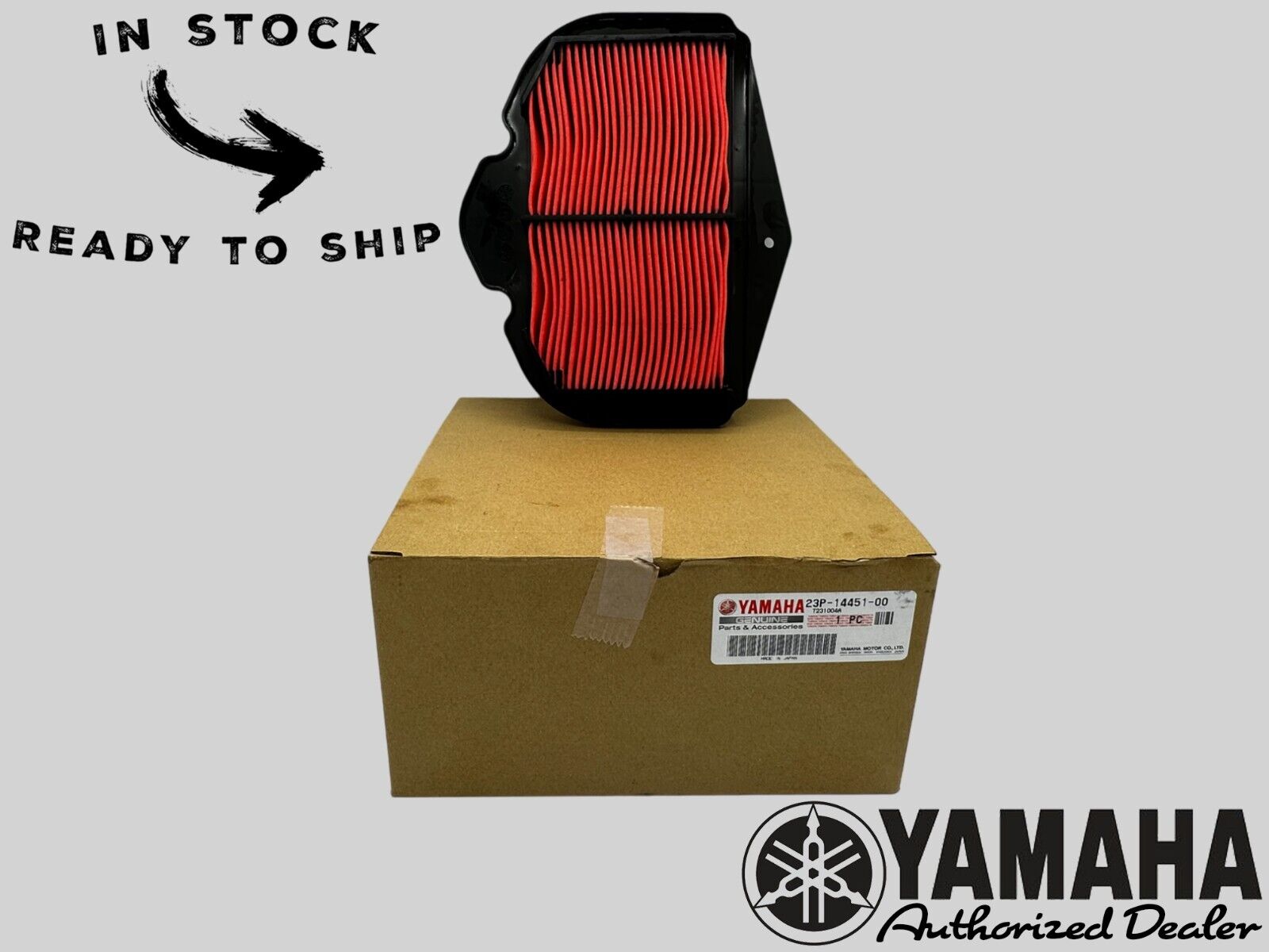 Yamaha Genuine OEM Authentic Air Filter 23P-14451-00-00