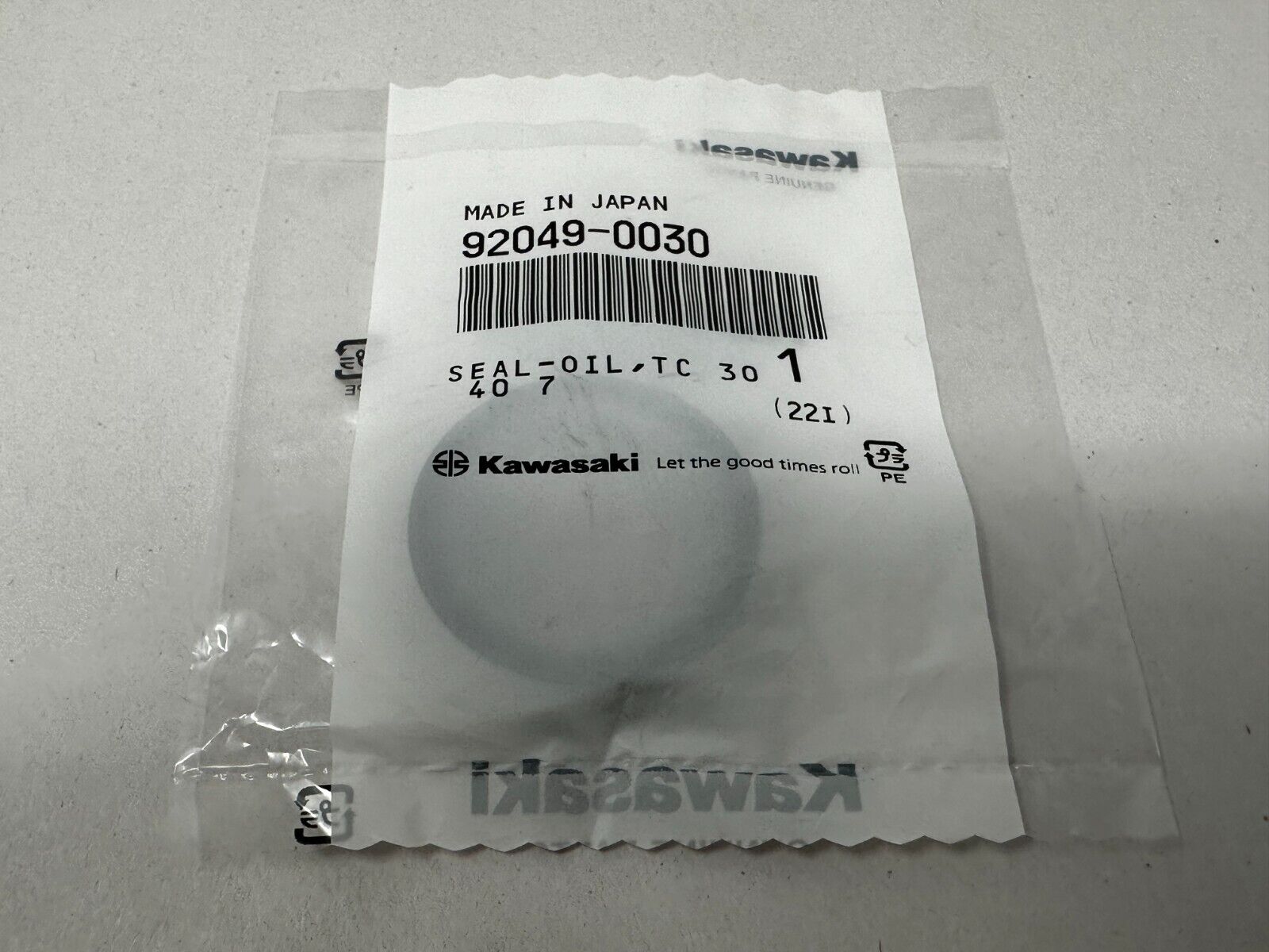 Kawasaki Genuine OEM Oil Seal 92049-0030