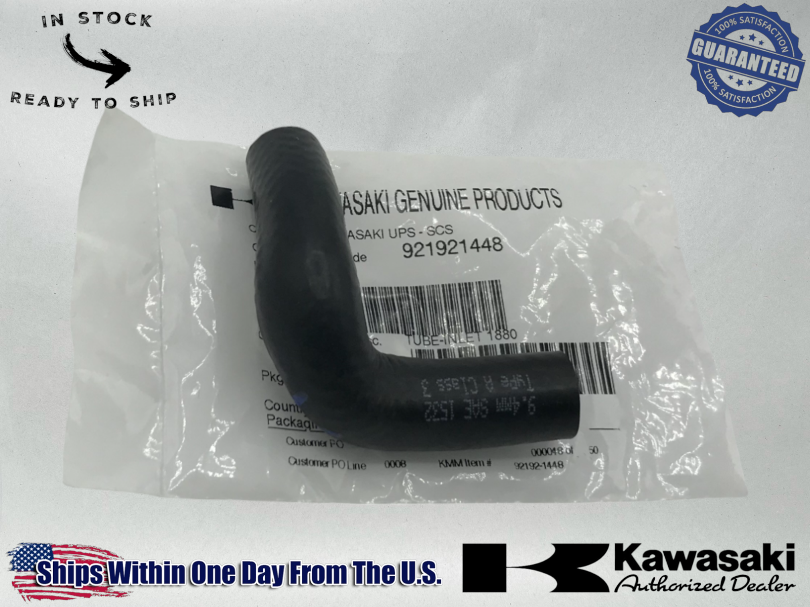 Kawasaki Genuine OEM Authentic TUBE 92192-1448 1