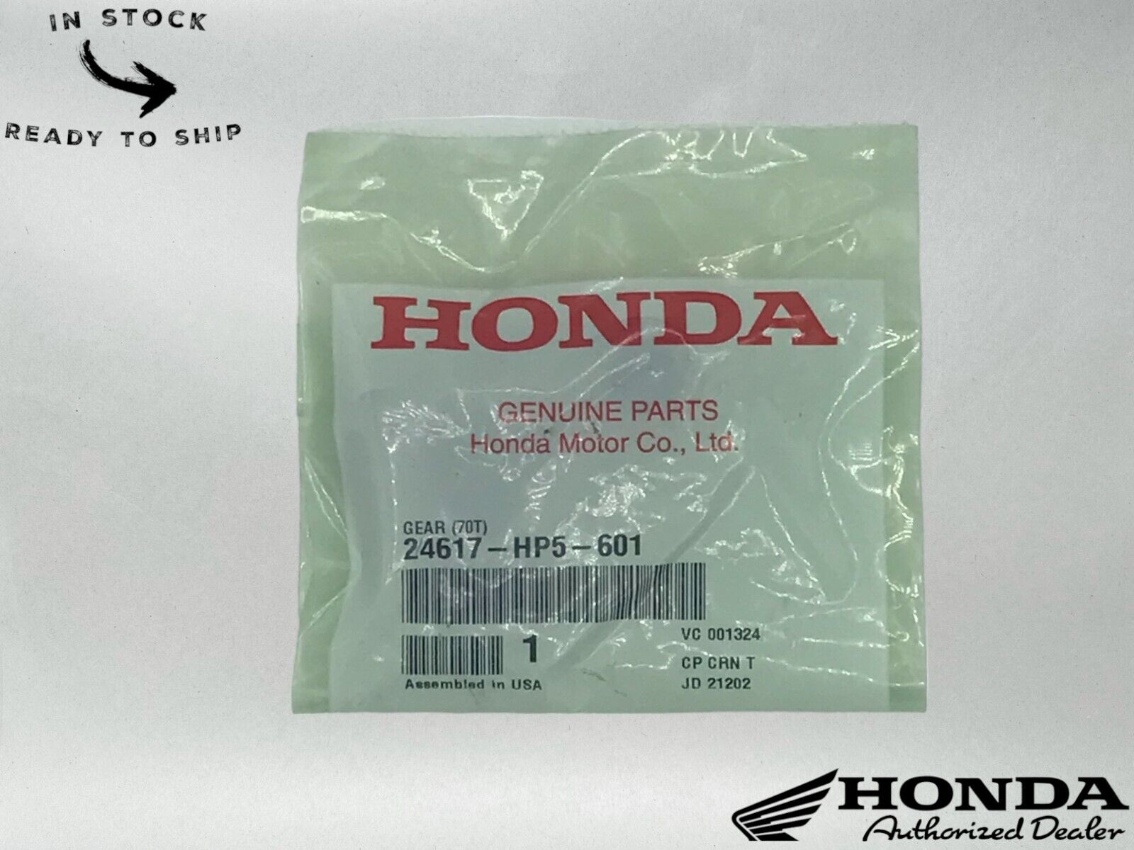 Honda Genuine OEM Gear (70T) 24617-HP5-601