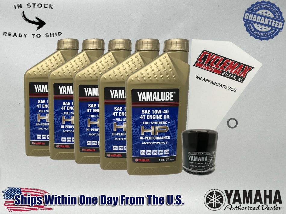 Full-Syn Yamalube Oil Change Kit fits 1999-2003 Yamaha ROAD STAR XV1600