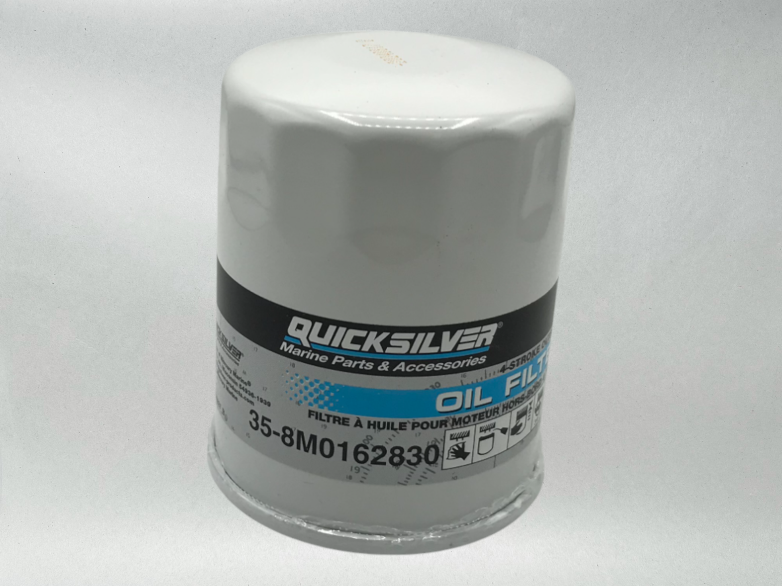 Quicksilver Genuine OEM Authentic Oil Filters 35-8M0162830 4 Pack