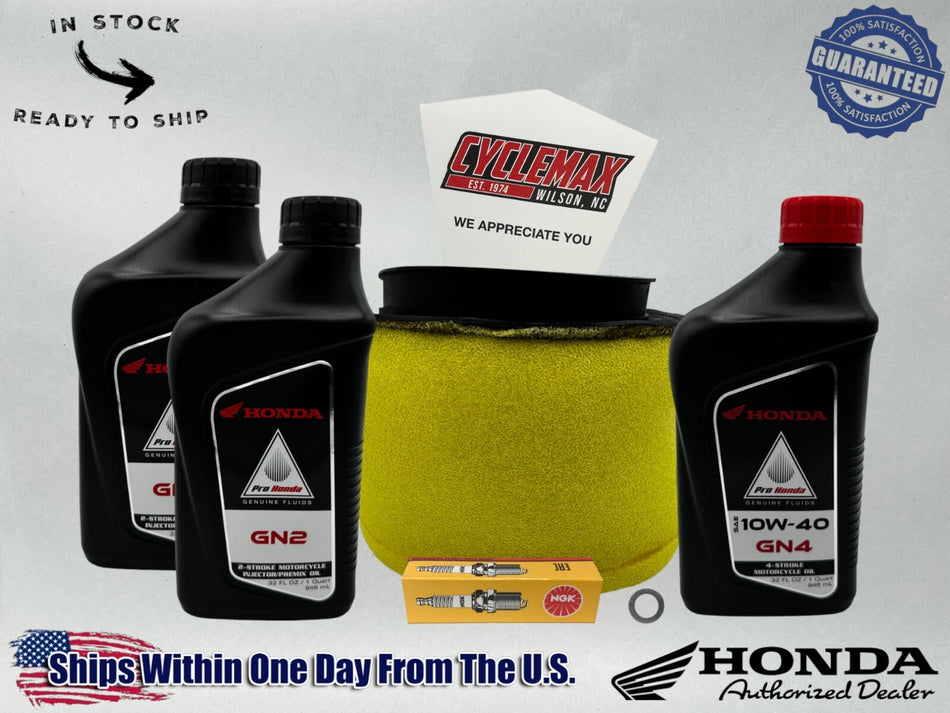 Std GN2 2-Stroke Premix Oil & Tune-Up Kit fits 1985-1987 Honda ATC250R
