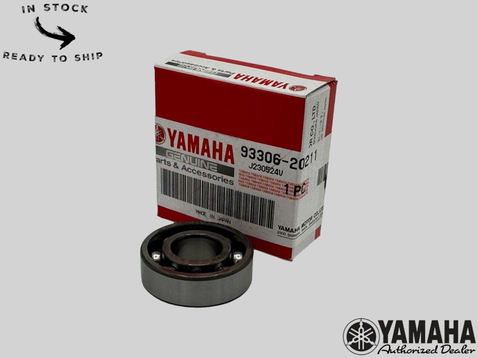 Yamaha Genuine OEM Authentic Bearing 93306-20211-00