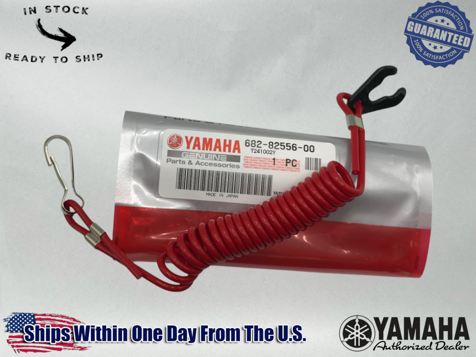 Yamaha Marine Genuine Outboards Emergency Stop Lanyard OEM 682-82556-00
