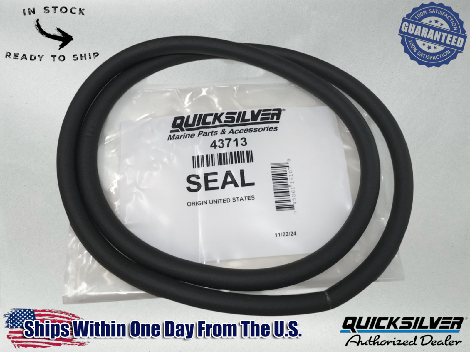 Mercury OEM Mercruiser Alpha One Gen 2 & Bravo Gimbal,Transom Seal Gasket 43713