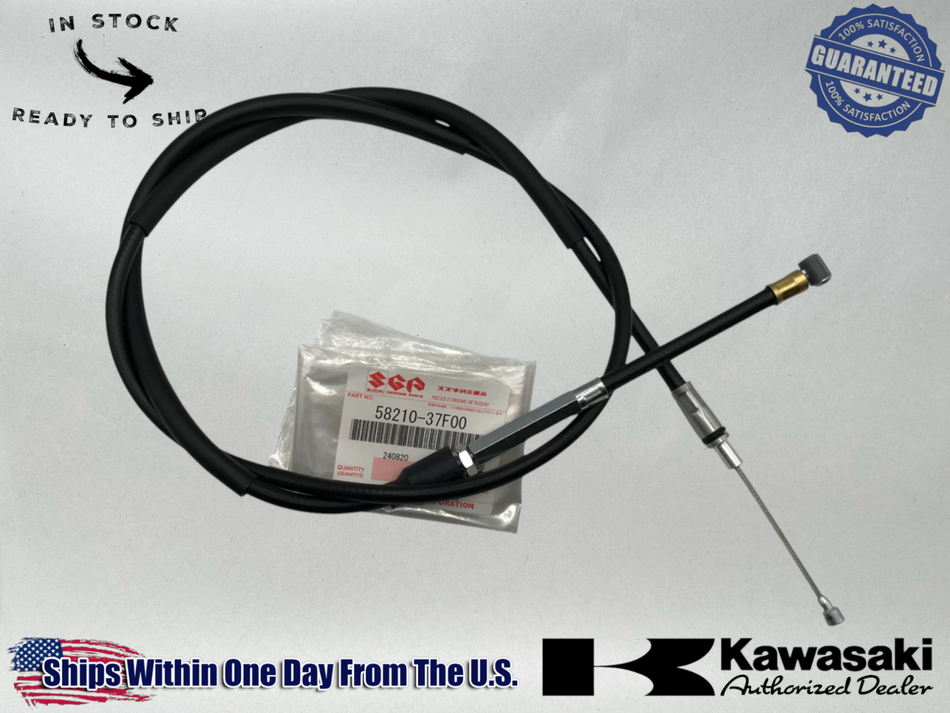 Suzuki Genuine OEM 2001-03 RM125 RM250 CLUTCH CABLE ASSEMBLY 58210-37F00