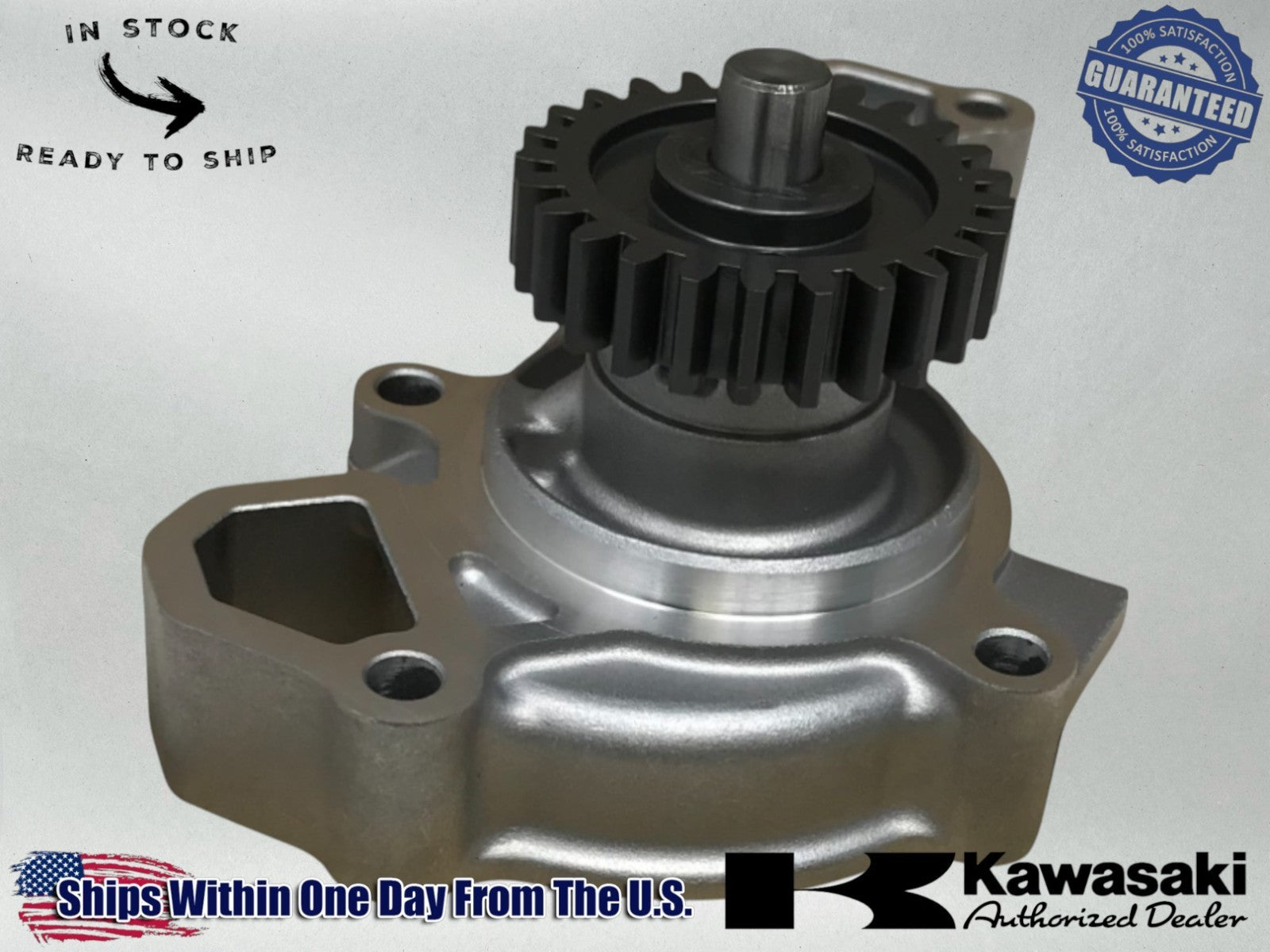 Kawasaki Genuine OEM OEM WATER PUMP FITS FD611D, FD620D 20hp ENGINES 49044-2066