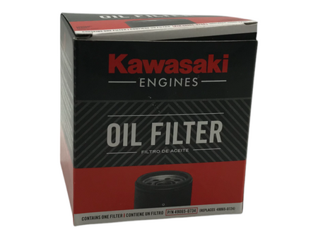 OEM Kawasaki Oil Filter 49065-0734 (replaces 49065-7010 / 49065-0724)