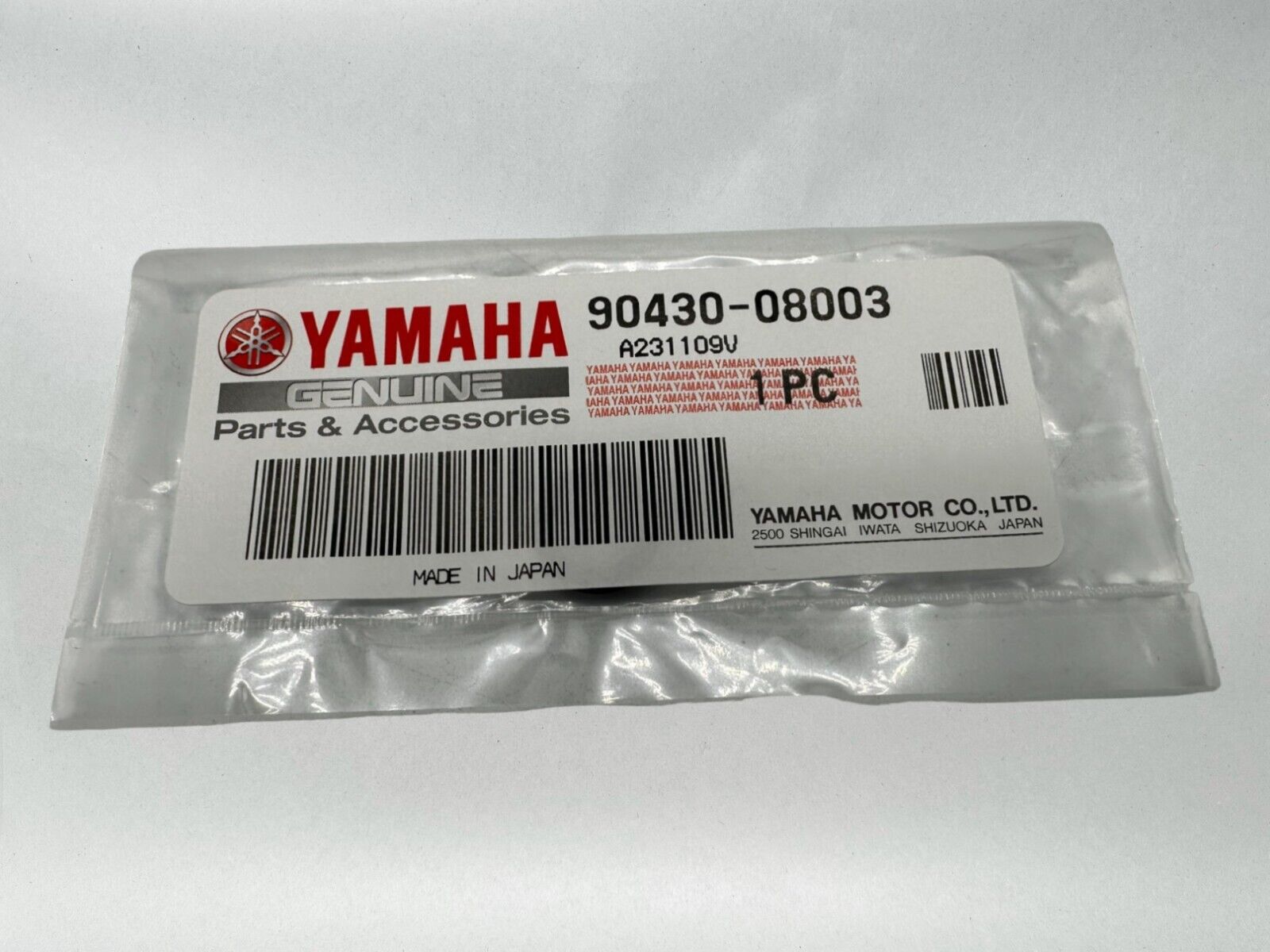 Yamaha Genuine OEM Authentic Gasket 90430-08003-00