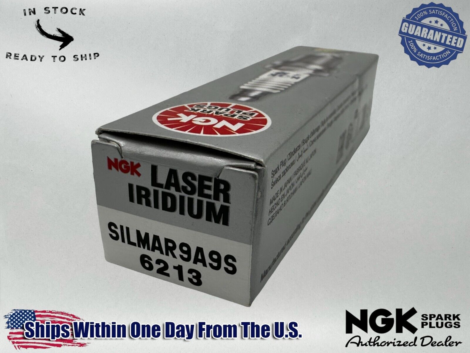 NGK Genuine OEM Authentic Spark Plug SILMAR9A9S