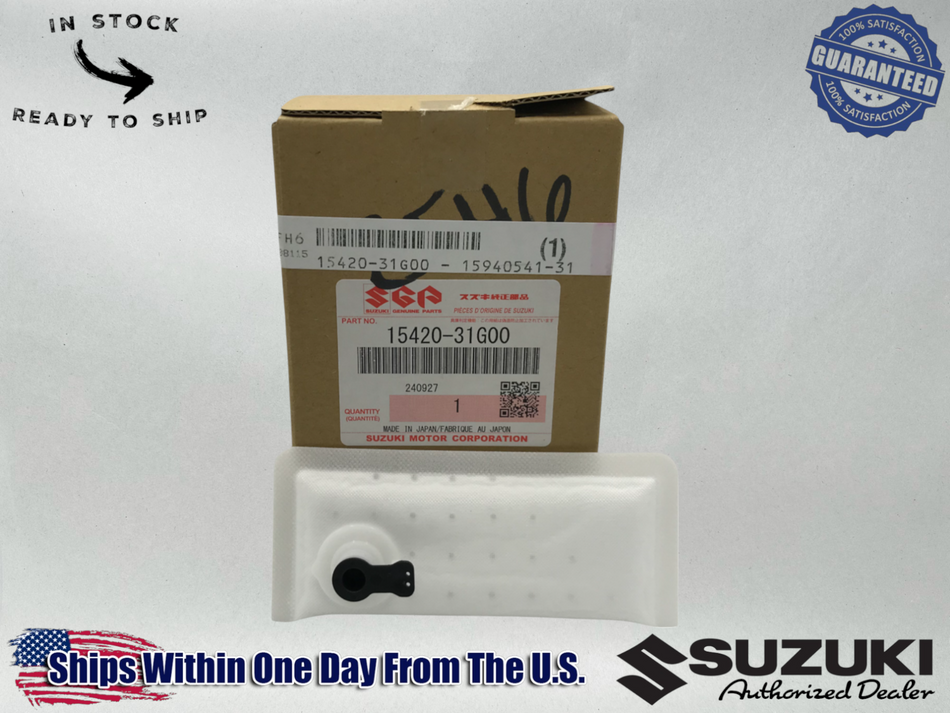Suzuki OEM 2008-23 KING QUAD 500 750 LT-A500 LT-A750 FUEL FILTER 15420-31G00