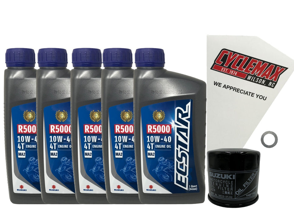 Genuine OEM Standard Oil Change Kit fits 2001-2003 Suzuki GSF-600