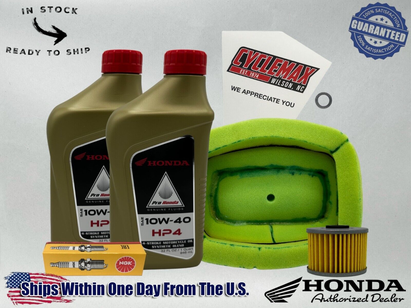 Cyclemax Semi-Synthetic HP4 Tune-Up Kit fits 1984-1985 Honda XR250R