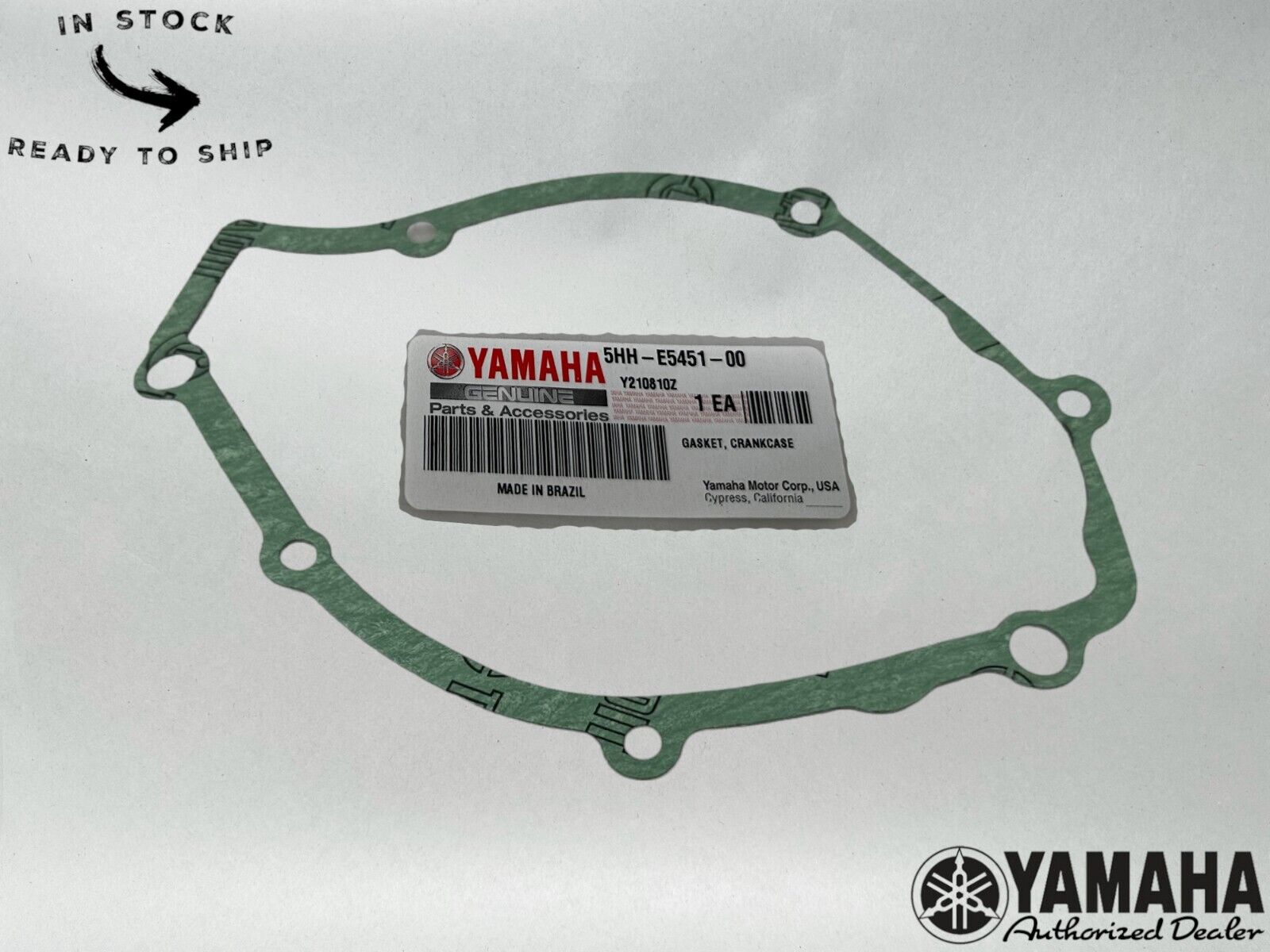 Yamaha Genuine OEM Crankcase Gasket 5HH-E5451-00-00