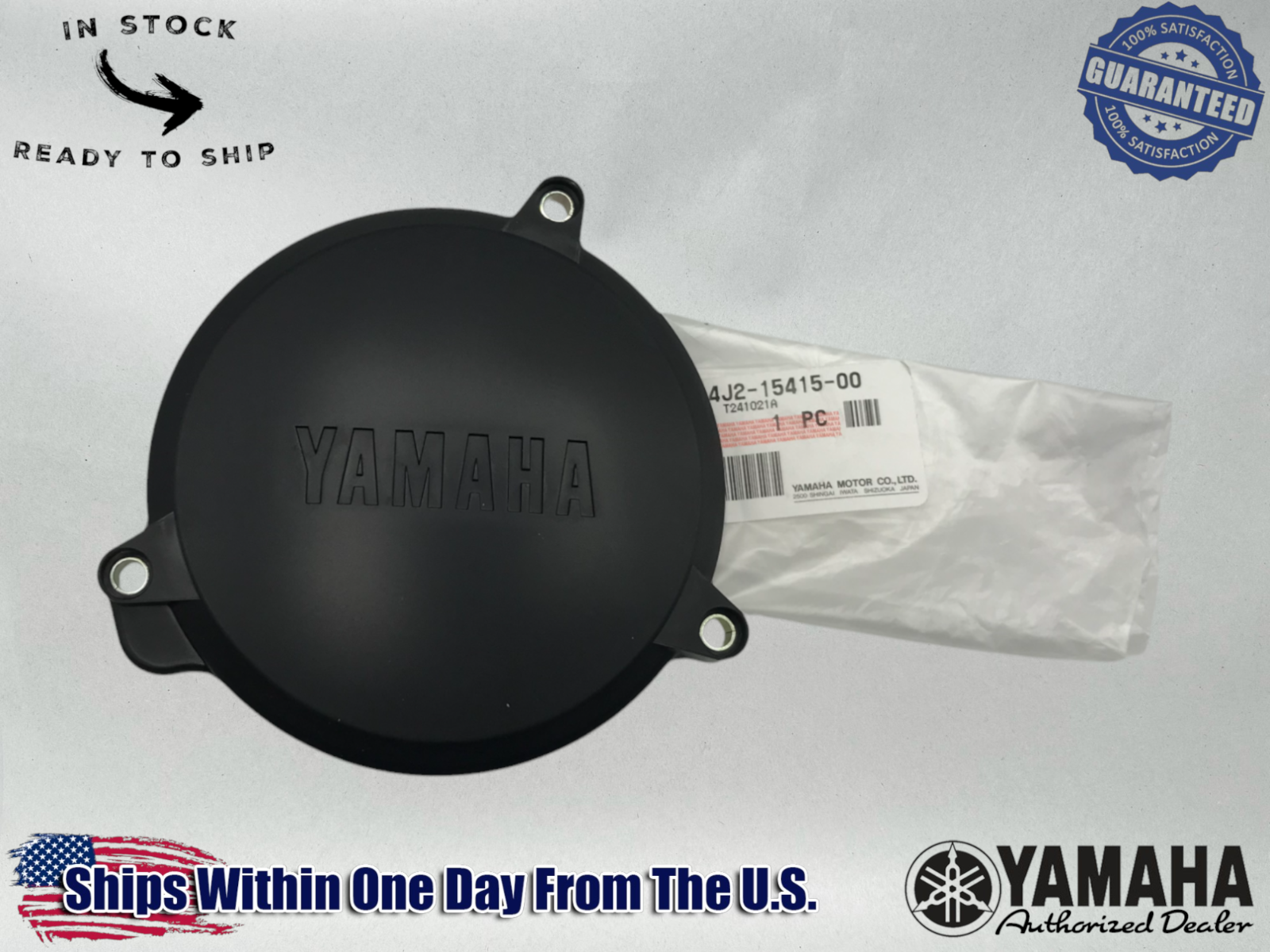 Yamaha Genuine OEM Authentic LH LEFT GENERATOR STATOR COVER 4J2-15415-00-00