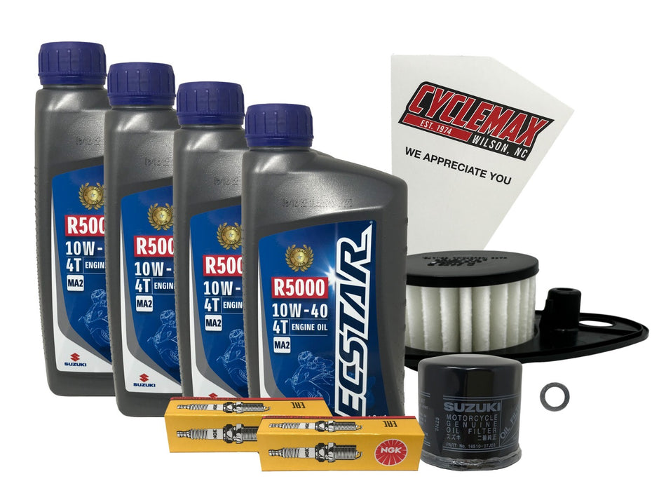 Suzuki Ecstar Standard Tune-Up Kit for 2002-2012 VL800 with Spark Plugs