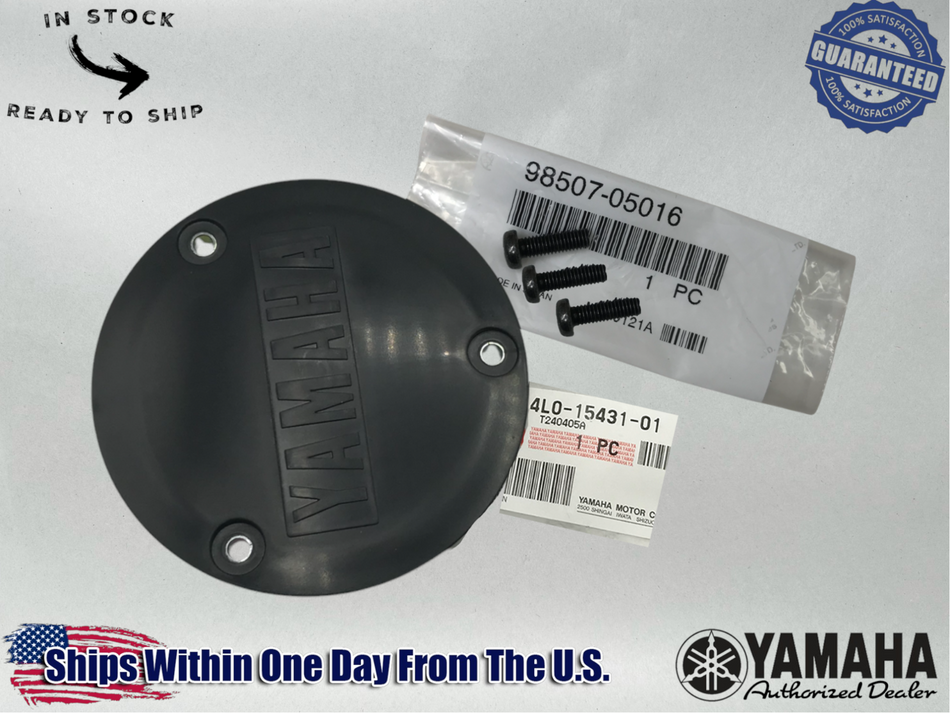 Yamaha OEM Clutch Cover Round W/bolts for Banshee 4L0-15431-01-00/98507-05016-00