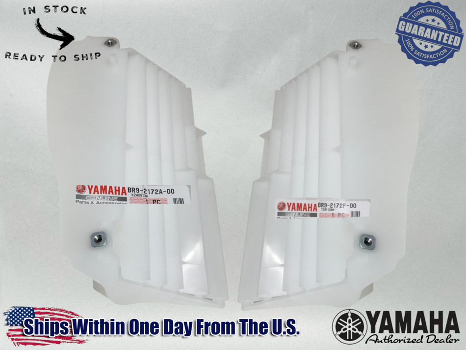Yamaha OEM 2019-21 YZ250F YZ450F YZ WR 250F 450F RADIATOR GUARD LOUVER SET PAIR