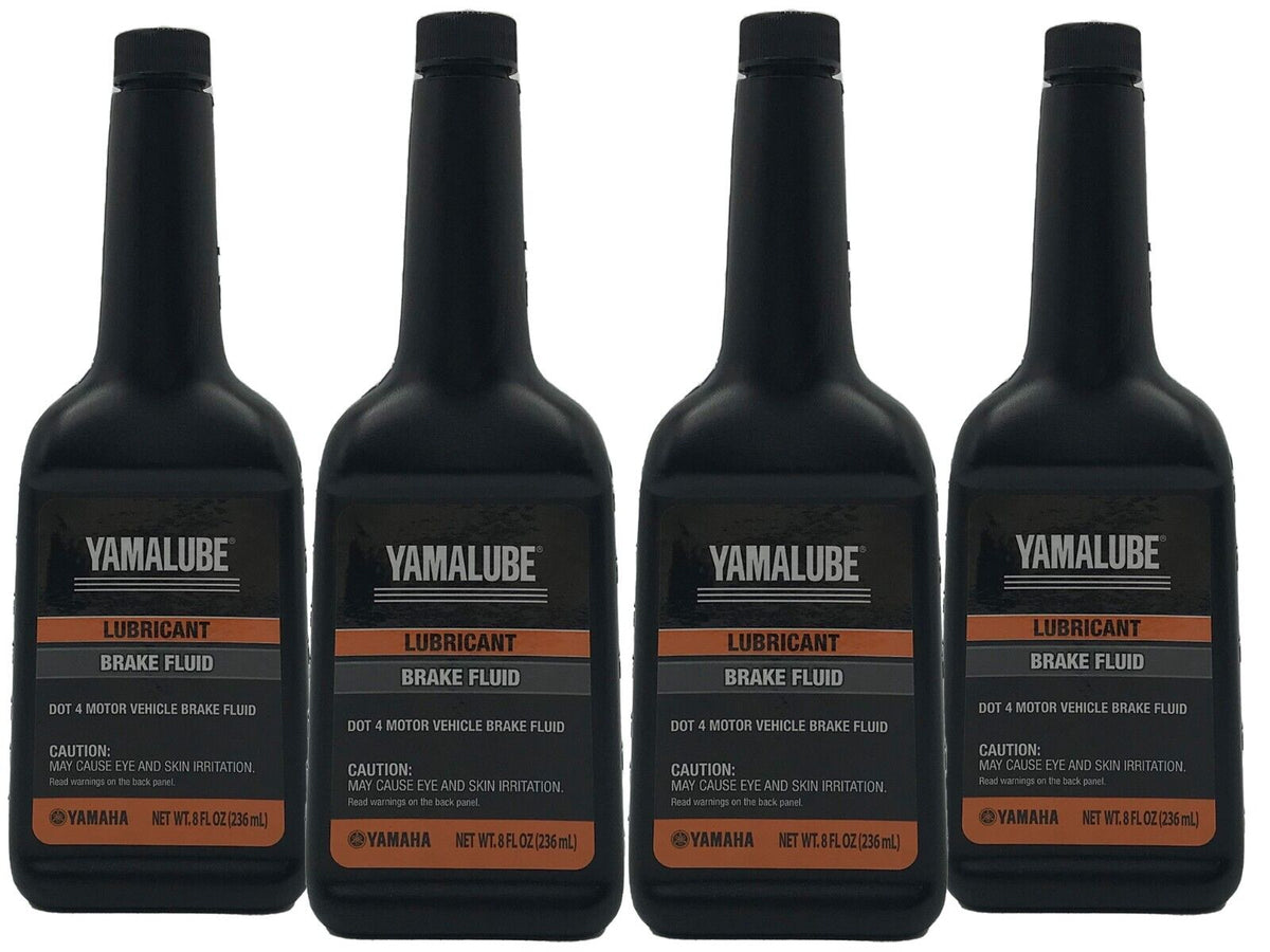Yamaha Genuine OEM Brake Fluid ACC-BRAKE-FL-UD - 4 Pack