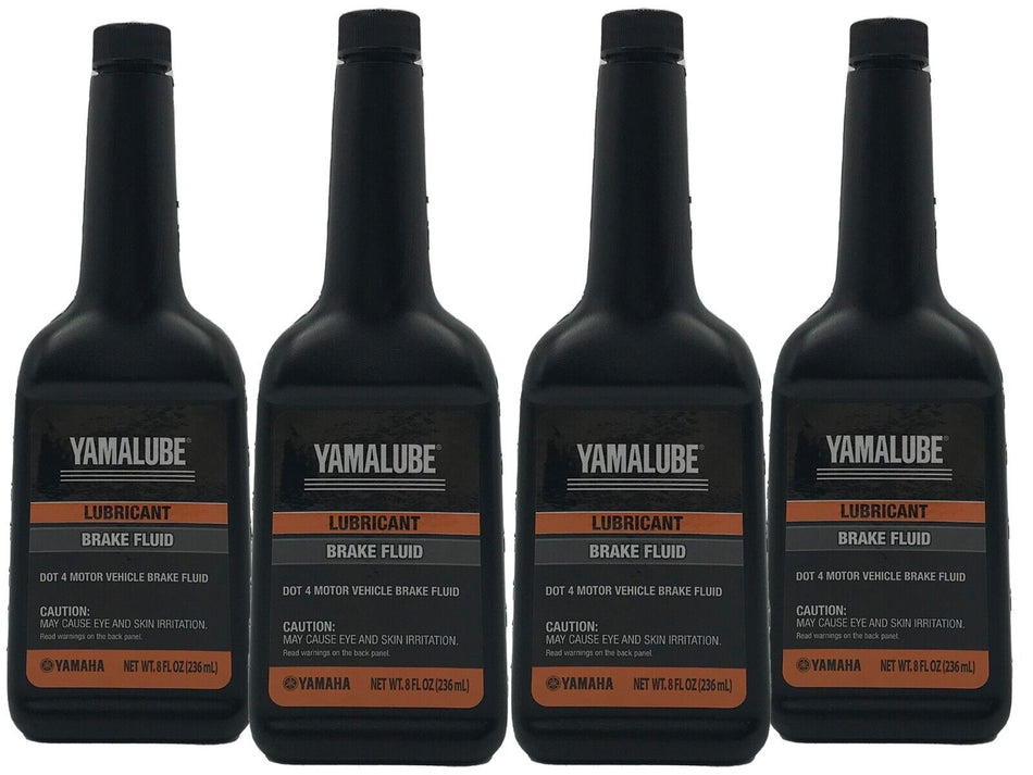Yamaha Genuine OEM Brake Fluid ACC-BRAKE-FL-UD - 4 Pack