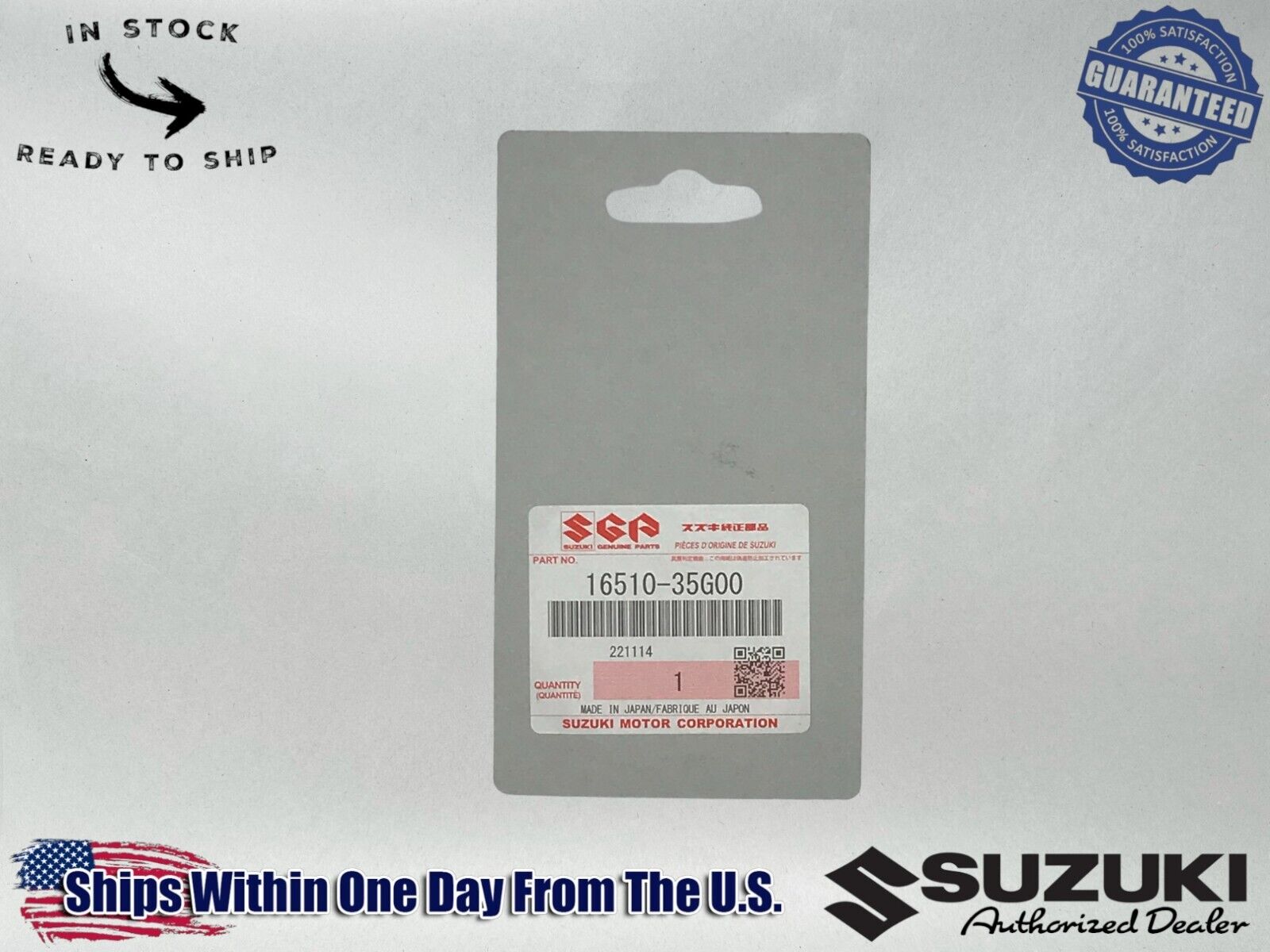 Suzuki Genuine OEM Oil Filter 16510-35G00