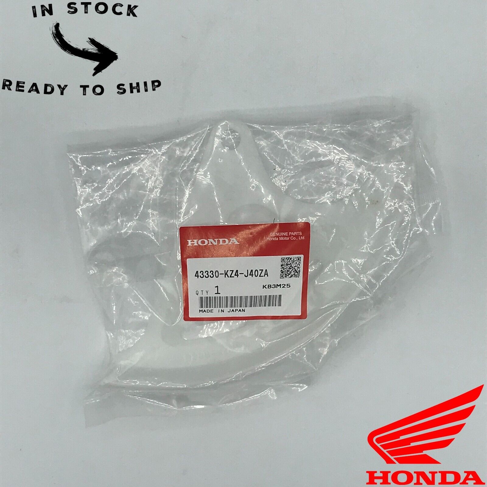 Genuine OEM Honda Rear Brake Disc Rotor Cover 43330-KZ4-J40ZA