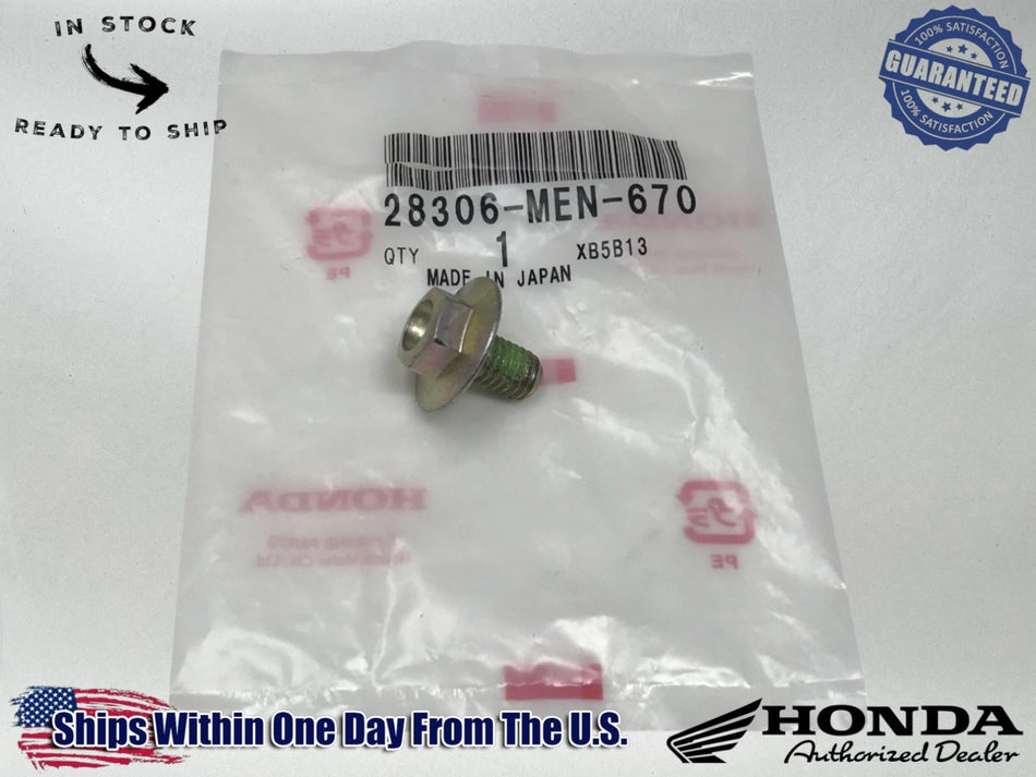 Honda OEM CR125,CR250,CR500,CRF150R KICK START LEVER JOINT BOLT 28306-MEN-670