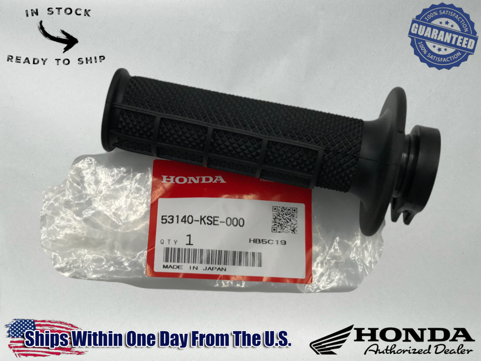 Honda Genuine OEM 2007-25 CRF150R CRF150RB THROTTLE GRIP & TUBE 53140-KSE-000