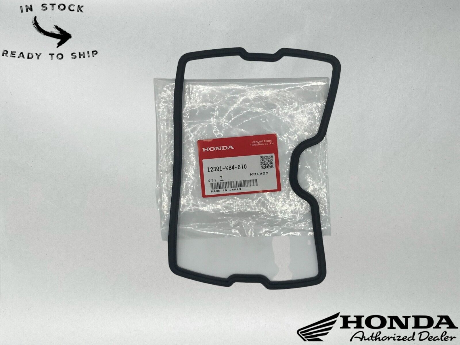 Honda Genuine OEM Head Cover Gasket 12391-KB4-670