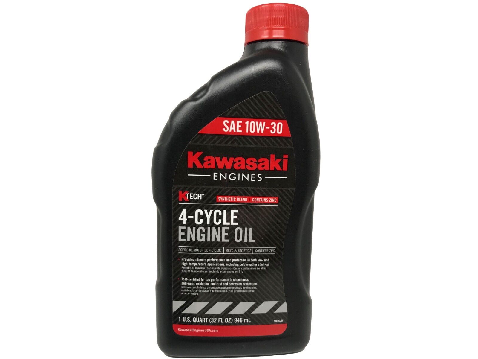 Kawasaki SAE 10W-30 4-Cycle Motor Oil 1 QUART 99969-6081