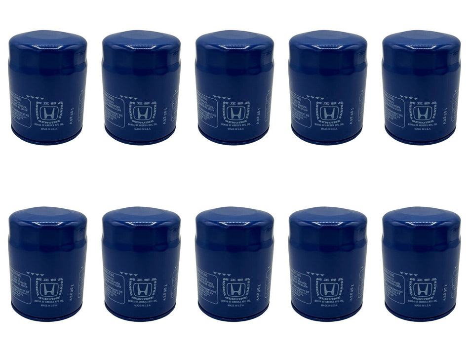Honda Genuine OEM Authentic Oil Filters 15400-PLM-A02 10 Pack