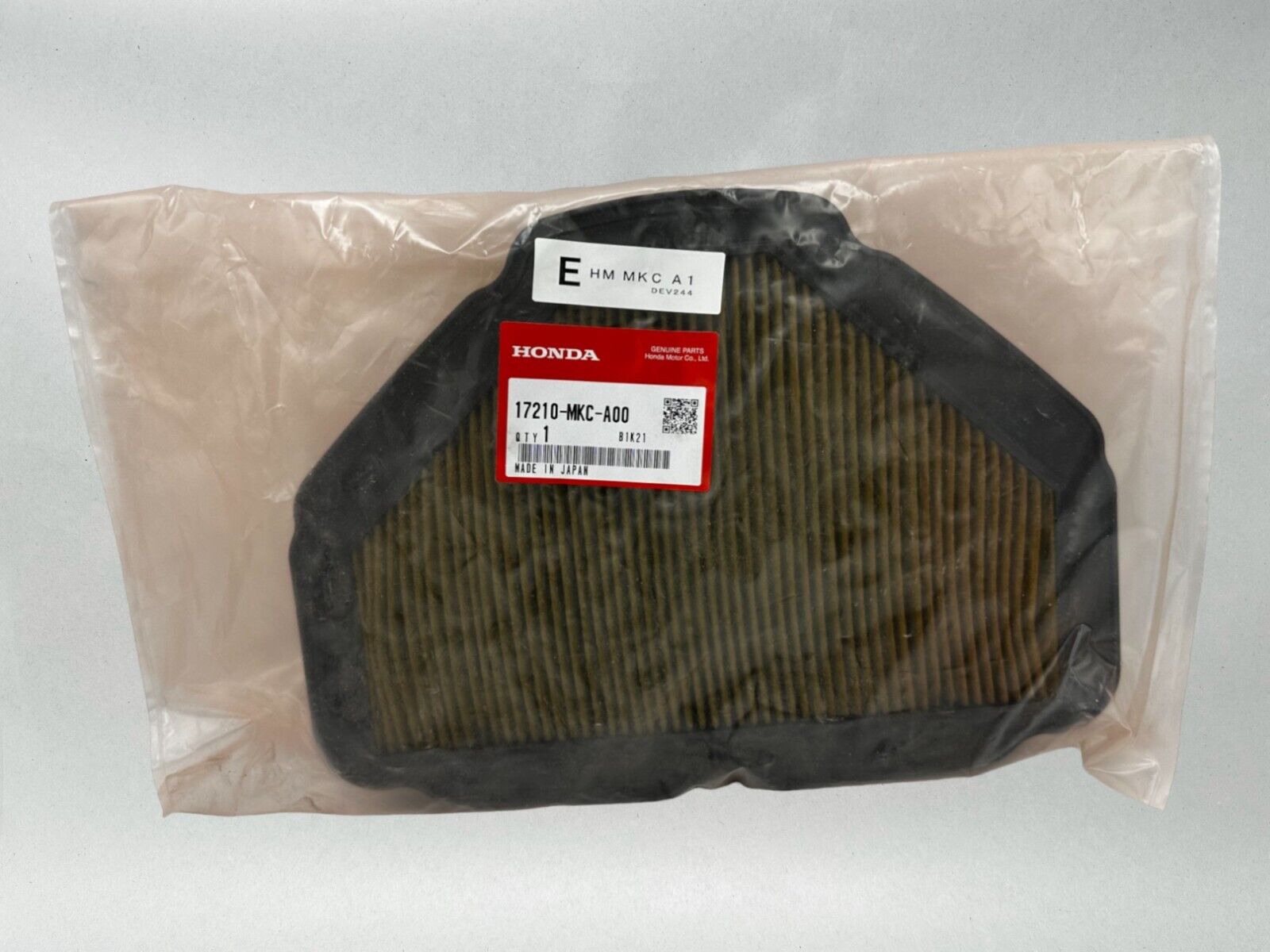 Honda Genuine OEM Authentic Air Filter 17210-MKC-A00